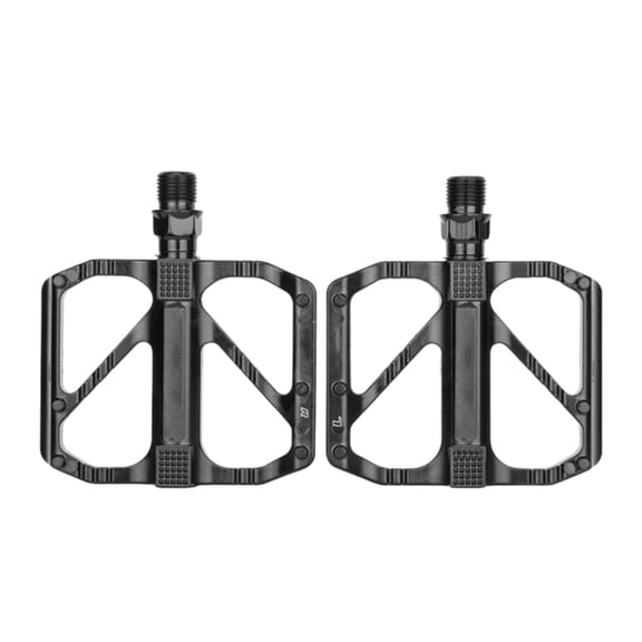 R27 Nonslip Road Bicycles Pedals Mountain Bicycles Pedals Aluminum Alloy Pedals DU Bearings Wide Flat Cycling Pedals