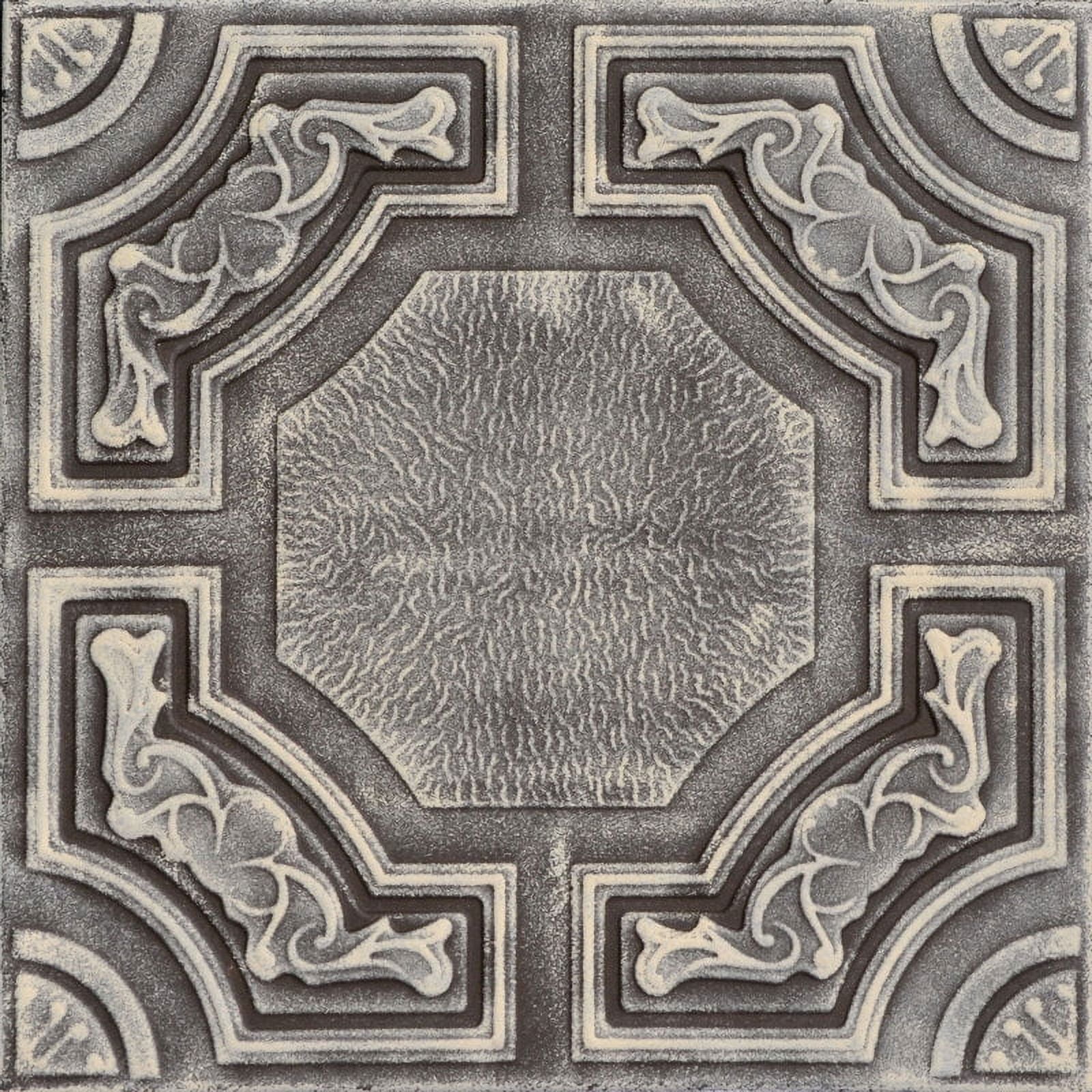 Evergreen Brown Beige Polystyrene Glue-up Ceiling Tile Set