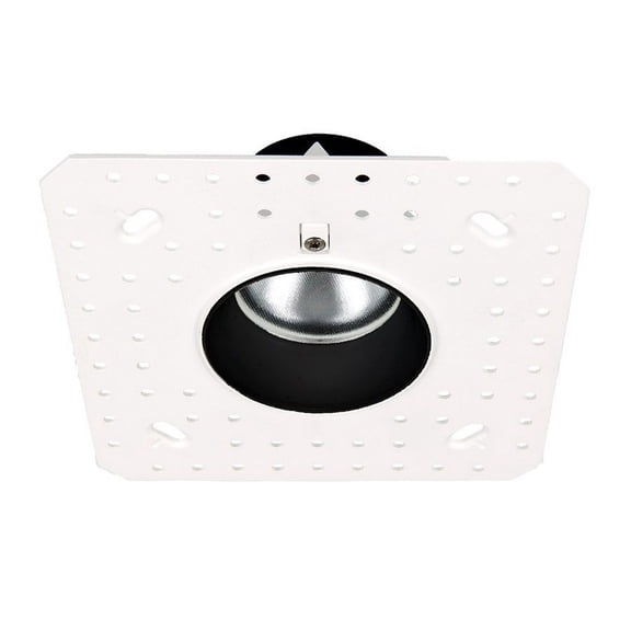 R2ARDL-N835-BK-WAC Lighting-Aether-15W 24 degree 1 LED Round Invisible Trim in Functional Style-5.88 Inches Wide by 2.5 Inches High-Black Finish-3500