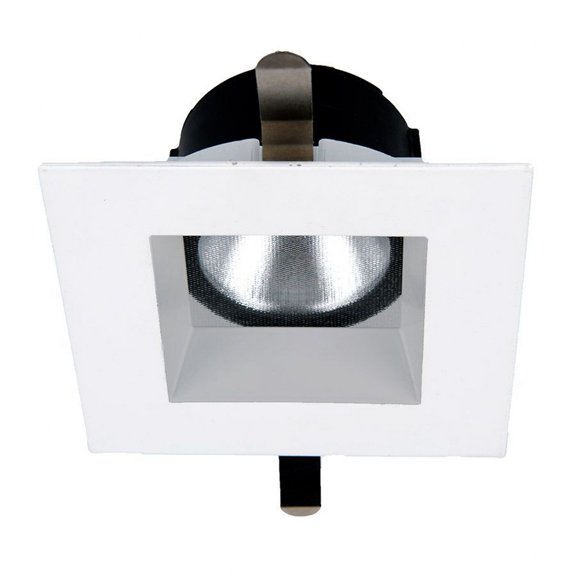 R2ASDT-N827-HZWT-WAC Lighting-Aether 1 LED Square Downlight Trim-Haze/White Finish-24 Beam Spread-2700 Color Temperature-85 Color Rendering Index