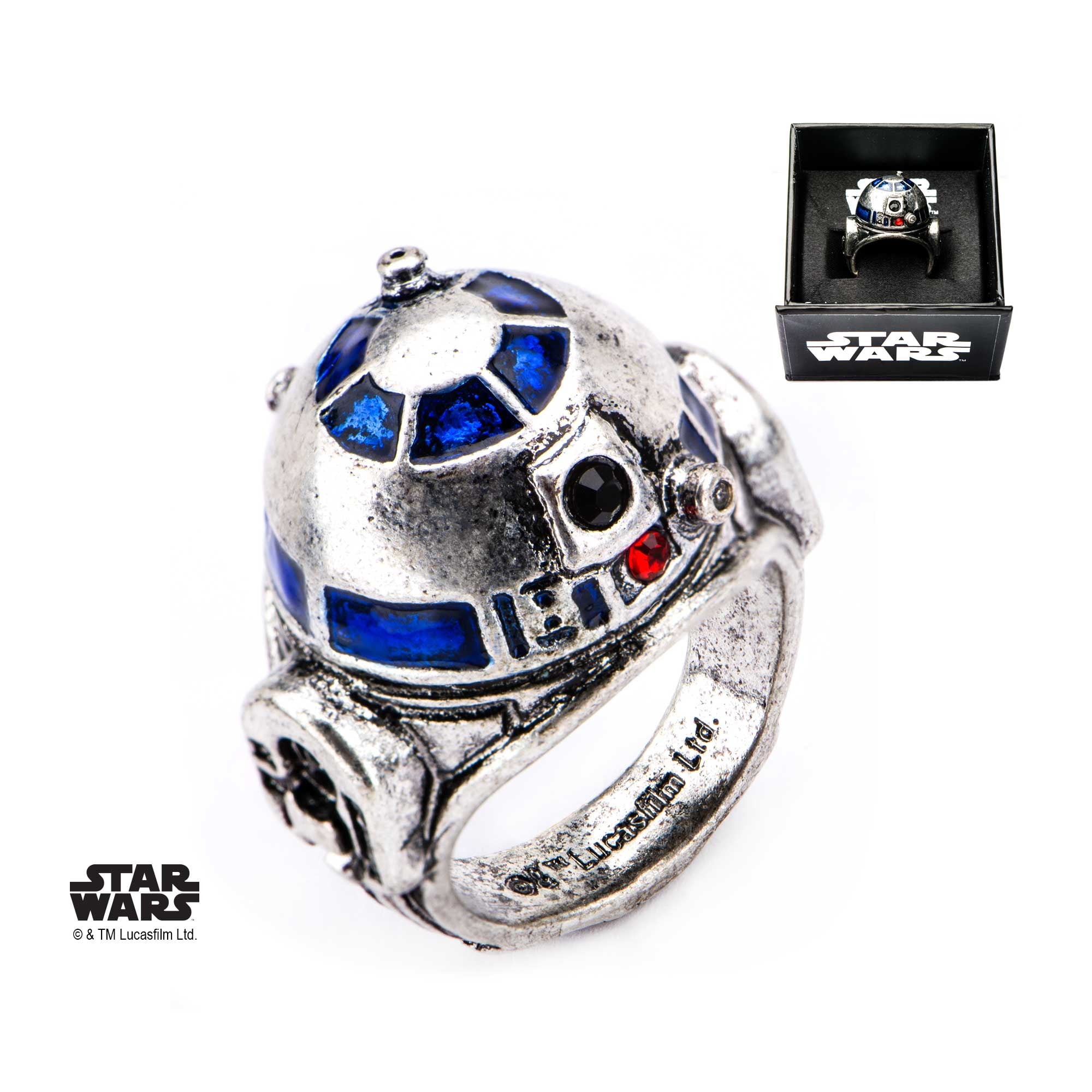 R2D2 Cast Metal Ring Size 10