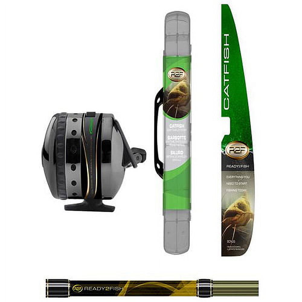 R2F Catfish Spincast Combo with Kit