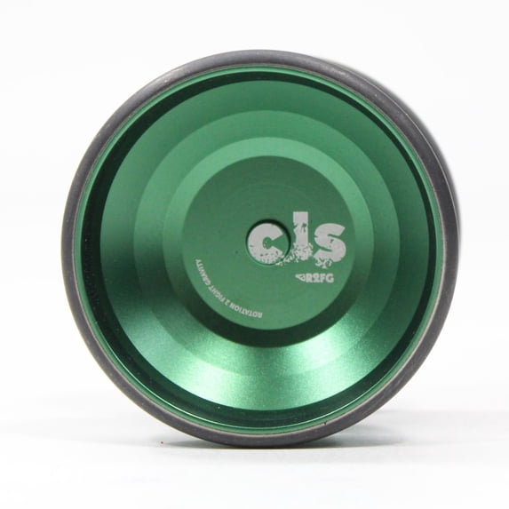 R2FG CLS Celestite Yo-Yo - Bi-Metal YoYo (Green with Black Ring)