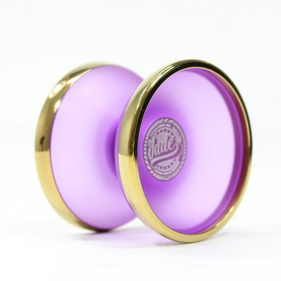 R2FG Jade Yo-Yo - Polycarbonate with Stainless Steel Rings - Organic YoYo (Purple)