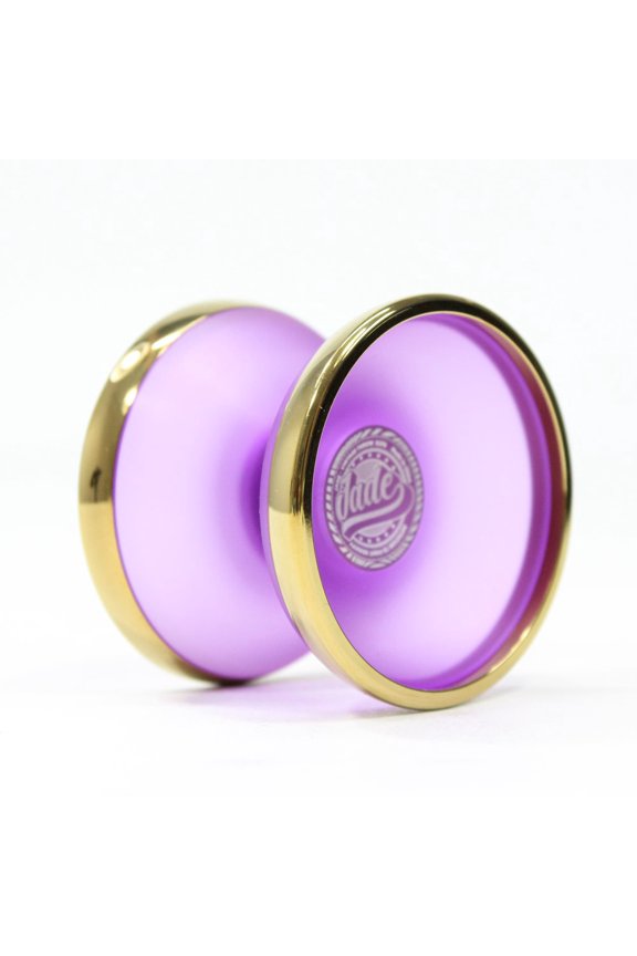 Jade Yo-Yo - Polycarbonate with Stainless Steel Rings - Organic YoYo (Purple)