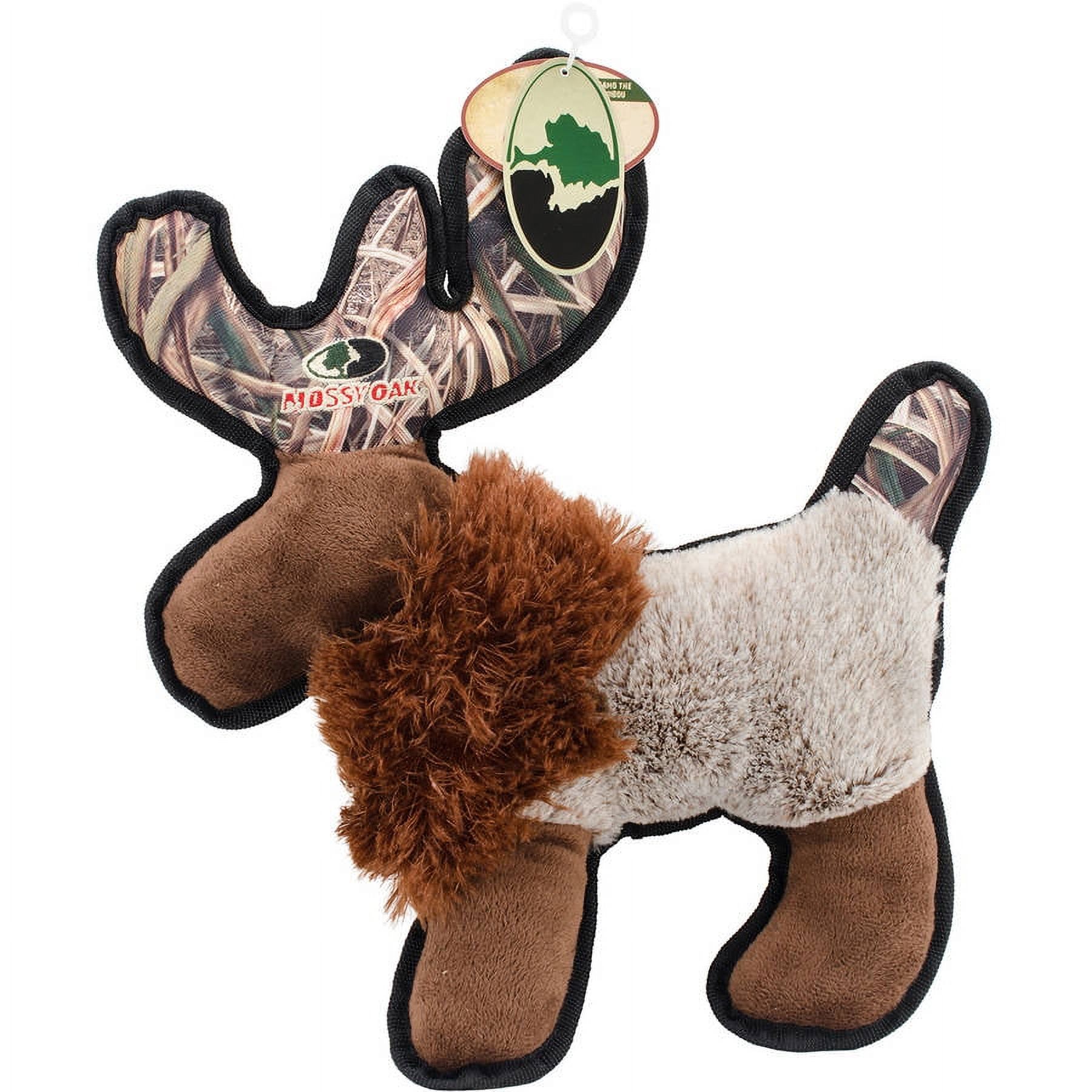 R2P Mossy Oak Moose Dog Toy, Large, Multicolor