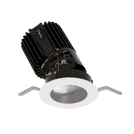 R2RAT-S927-HZWT-WAC Lighting-Volta 1 LED Adjustable Round Trim-Haze/White Finish-12 Beam Spread-2700 Color Temperature-90 Color Rendering Index