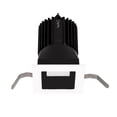 thumbnail image 1 of R2SD2T-F927-BKWT-WAC Lighting-Volta 2 Inch 1 LED Square Downlight Trim-Black/White Finish-40 Beam Spread-2700 Color Temperature-90 Color Rendering, 1 of 6