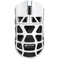 thumbnail image 1 of ATTACK SHARK R3 Wireless Gaming Mouse, 46g/1.62oz Magnesium Alloy, 8,000Hz Polling, PAW3395, 26,000 DPI, Tri-Mode, Grip Tape Included, White, 1 of 7