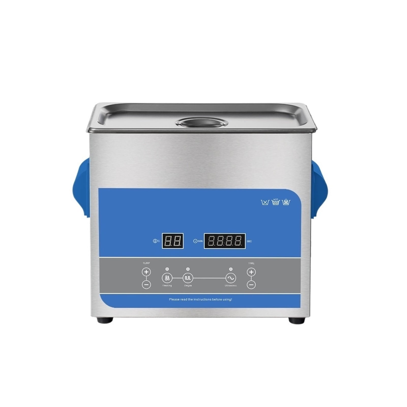 R3 Ultrasonic Cleaner 3L 100W With Digital Display Heating Degas Basket Ultrasonic Bath ,Strong Cleaning
