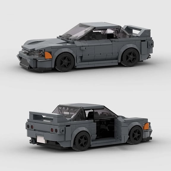 R32 GTR City Speed Champions Series Racing Sports Vehicle Technique Car Supercar Building Blocks Bricks MOC Skyline Toys Kids NEW