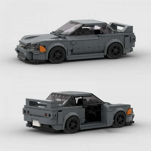 R32 GTR City Speed Champions Series Racing Sports Vehicle Technique Car Supercar Building Blocks Bricks  MOC Skyline Toys Kids