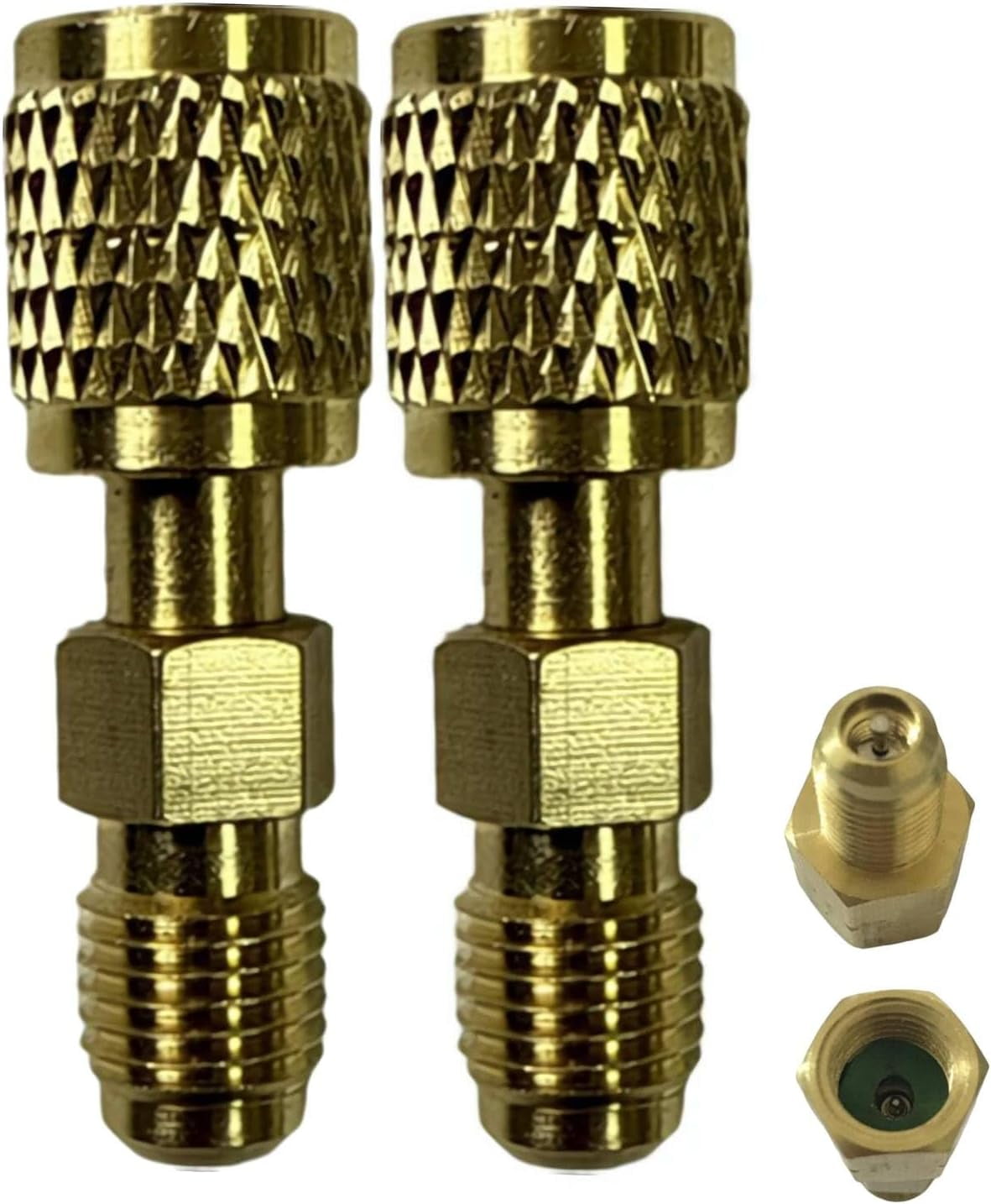 R32 R454B Brass Adapter,1/4