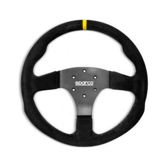 R330B Suede Steering Wheel with Button