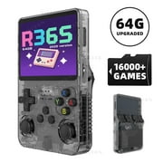 VILCORN R36S 64G Handheld Game Console, 50+ Emulators, for Christmas Gift