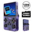 thumbnail image 1 of VILCORN R36S ArkOS 2.0 Handheld Video Game System 128G, Purple, for Gift, 1 of 10