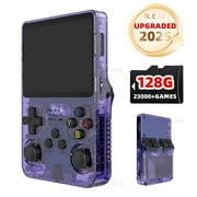 VILCORN R36S Handheld Video Game System 128G, Purple