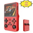 thumbnail image 1 of R36S Open Source Handheld Game Console with Large Screen High Memory Long Battery Life Red-2 64G, 1 of 9