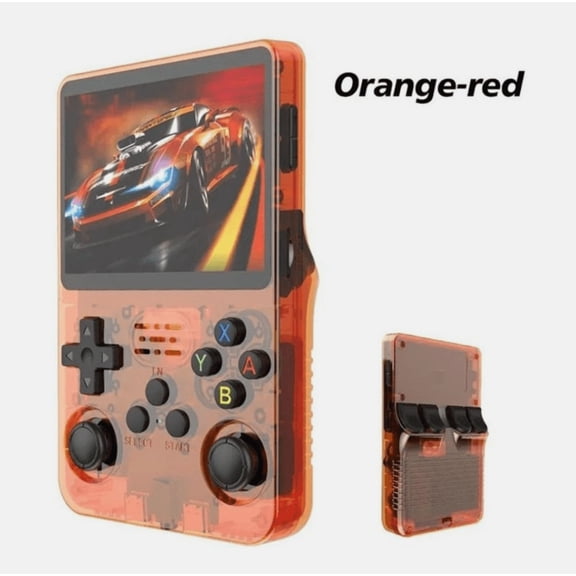 R36S Open Source Handheld Game Console, Multi-Color, Large Screen, 64GB Storage, Long Battery Life