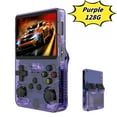 thumbnail image 1 of R36S open source handheld game console, large screen, large memory, large battery,purple,64G, 1 of 26