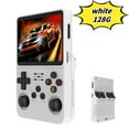 thumbnail image 1 of R36S open source handheld game console, large screen, large memory, large battery,white,128G, 1 of 12