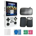 thumbnail image 1 of R36SMAX Open Source Handheld Game Console for Nostalgic Arcade Games with 4.0 Inch 3D Large Screen GBA Dual Joystick White 128G, 1 of 9