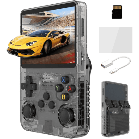 R36s Handheld Game Machine Portable Retro Nostalgic Arcade Open Source PSP Analog Game Machine Handle