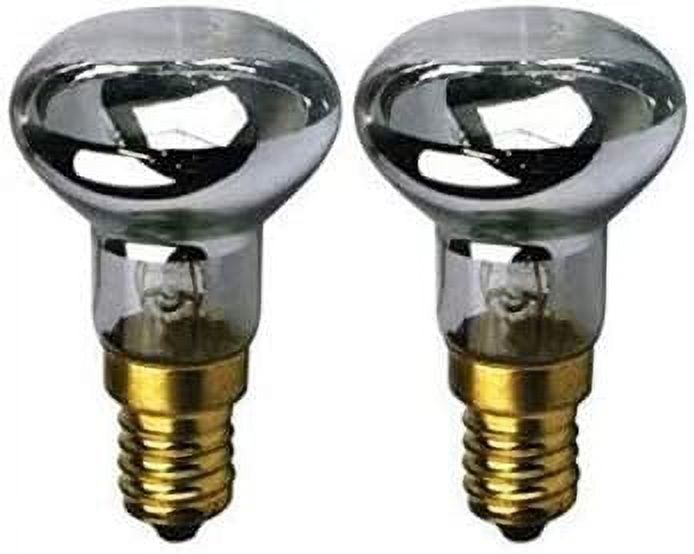 R39 E17 Replacement Light Bulb Lava Lamp 30 Watt Motion Reflector Type 2 Pack