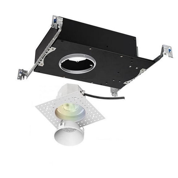 R3ARDL-N830-WT-WAC Lighting-Aether-22.5W 25 degree 1 LED Round Invisible Trim in Contemporary Style-5.25 Inches Wide by 3.88 Inches High-White