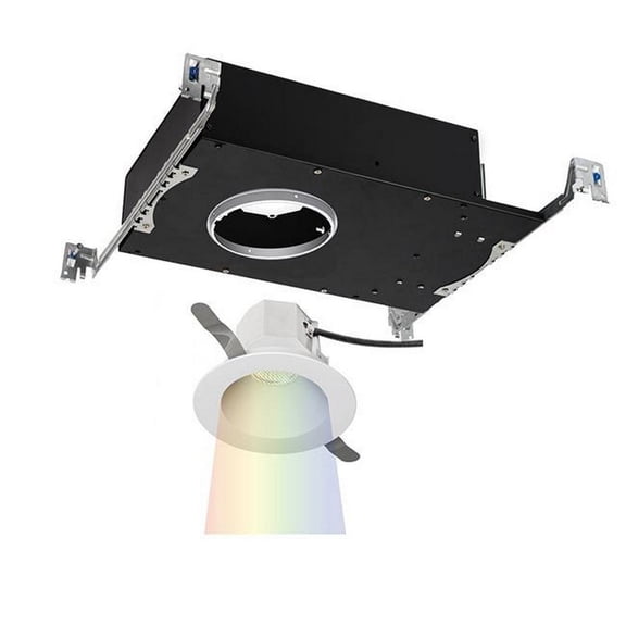 R3ARDT-FCC24-WT-WAC Lighting-Aether-22W 40 degree Color Changing LED Round Open Reflector Trim with in Contemporary Style-5.25 Inches Wide by 3.88