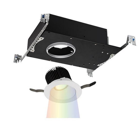 R3ARWT-A830-WT-WAC Lighting-Aether-22.5W 50 degree 1 LED Round Trim in Contemporary Style-5.13 Inches Wide by 3.5 Inches High-White Finish-3000 Color