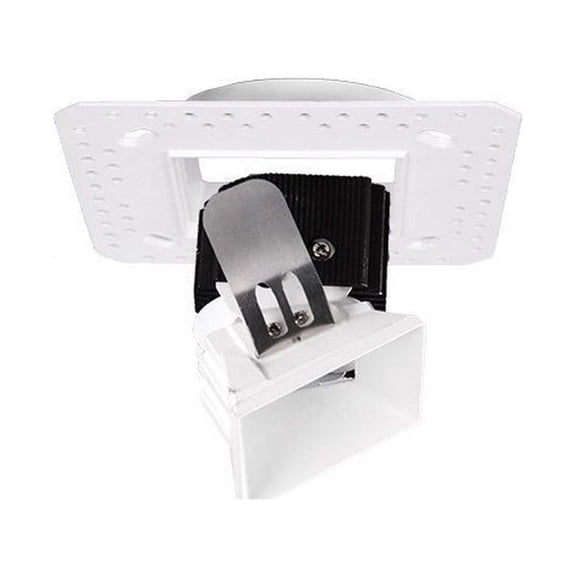 R3ASAL-S830-WT-WAC Lighting-Aether-15.5W 3000K 85CRI 15 degree 1 LED Square Adjustable Invisible Trim in Functional Style-5.25 Inches Wide by 3.88