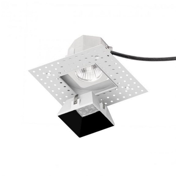R3ASDL-N830-BK-WAC Lighting-Aether-22.5W 25 degree 1 LED Square Invisible Trim in Contemporary Style-5.25 Inches Wide by 3.88 Inches High-Black