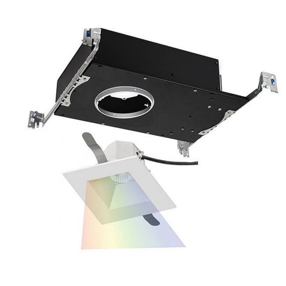 R3ASDT-F835-WT-WAC Lighting-Aether-22.5W 40 degree 1 LED Square Trim in Contemporary Style-5.25 Inches Wide by 3.88 Inches High-White Finish-3500