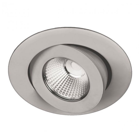 R3BRA-F930-BN-WAC Lighting-Oculux-11W 50 degree 90CRI 1 LED Round Adjustable Trim in Contemporary Style-4.75 Inches Wide by 4 Inches High-Brushed