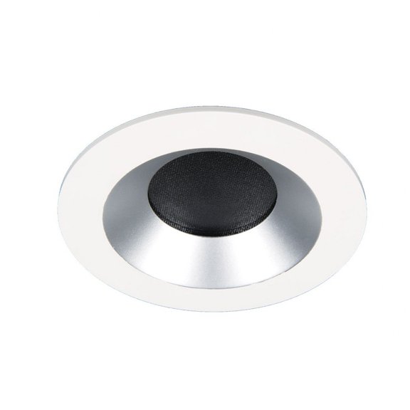 R3CRDT-HZWT-WAC Lighting-Oculux 1 LED Adjustable Downlight Trimless Round-Haze/White Finish