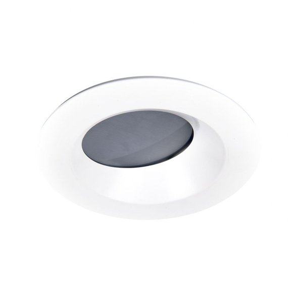 R3CRWT-WT-WAC Lighting-Oculux Architectural-1 LED Round Wall Wash Trim in Functional Style-4.75 Inches Wide by 1 Inch High-White Finish