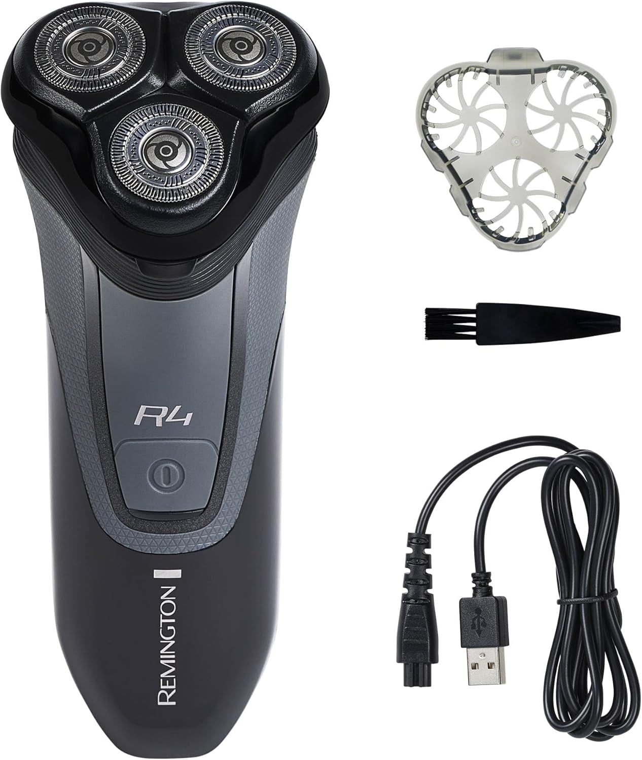 REMINGTON R4 Style Series Rotary Electric Shaver for Men, Cordless, Rechargeable, Graphite Blades