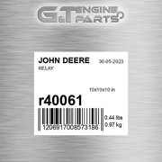 R40061 RELAY fits JOHN DEERE (New OEM)