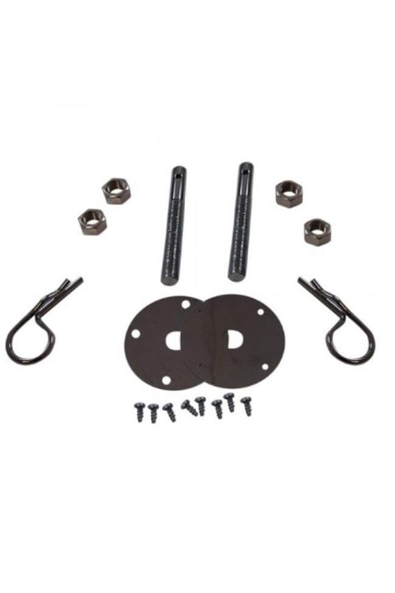 R4051 0.5 in. Chrome Steel Hood Pin Set with Hair Pins