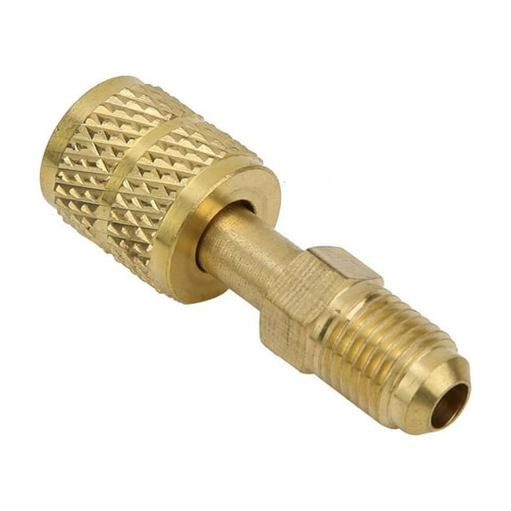 R410A Charging Hose Adapter, 1/4" SAE Male X 5/16" Female, Anti,Backflow For Cooling Services