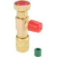 R410A Refrigerant Charging Valve, 1/4" Male to 5/16" Female Safety
