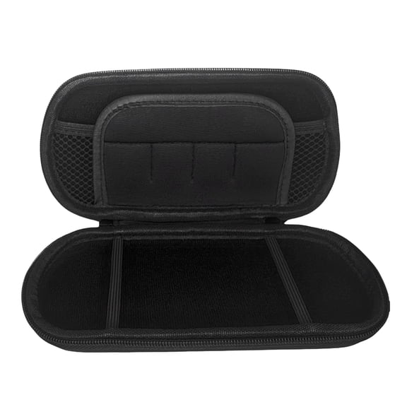 R43S Game Console Hard Case PU Leather Travel Scratch-Resistant Shockproof Protector Storage Box with Pocket