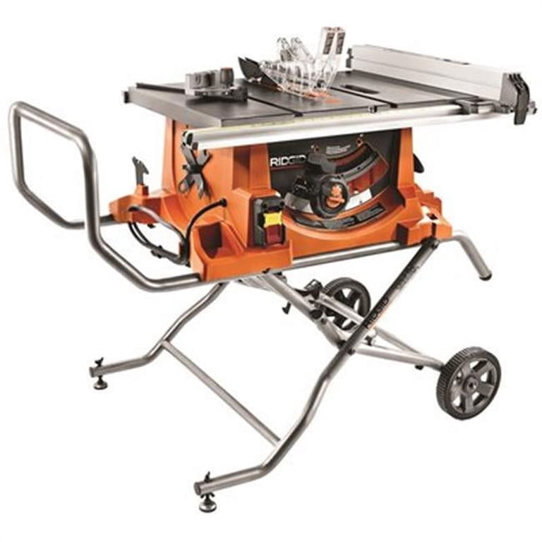 R4513 15-Amp Heavy-Duty Table Saw With Stand 10 In. - Walmart.com