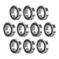 thumbnail image 1 of R4A-2RS 10 PCS Deep Groove Ball Bearing ID 1/4"×OD 3/4"×Width 9/32" Double Black Rubber Sealed Ball Bearing Chrome Steel P0 Z2 Bearing for Industrial Machine,Power Tools, 1 of 6