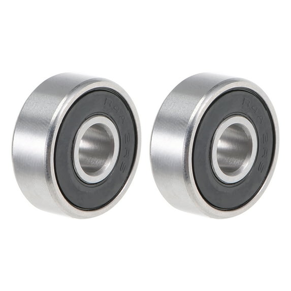 R4A-2RS Ball Bearing, 1/4"x3/4"x9/32" Double Sealed ABEC-1 Bearings 2pcs