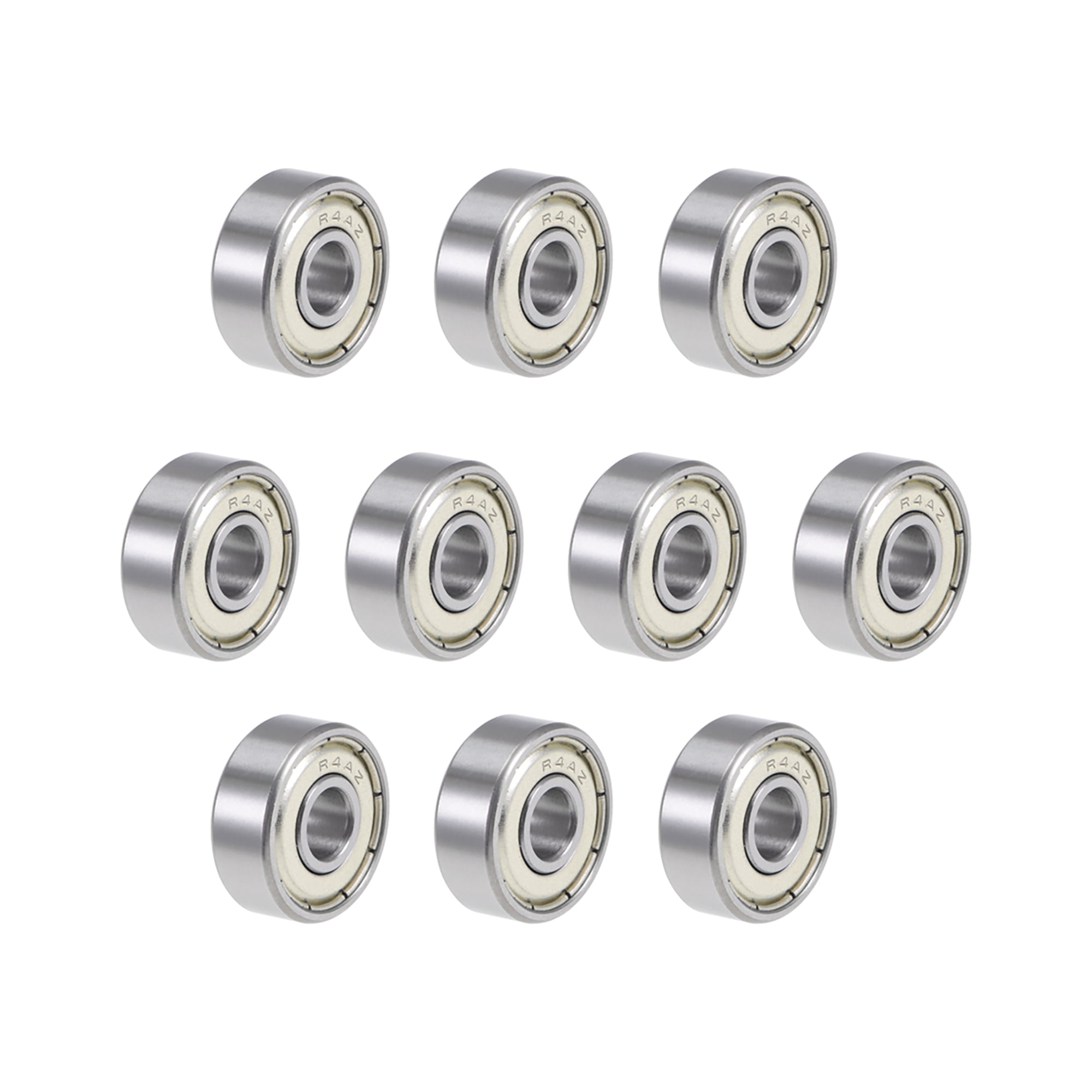 4 X 12 X 4 Mm Miniatura Ranura Profunda Rodamientos De Bolas Rodamientos De Modelo De Acero 604Z 604Zz 80014 Pack De 10