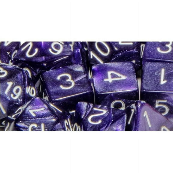 Role 4 Initiative Poly Set Marble Purple w/White and Arch'd4 (7) New