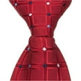 thumbnail image 1 of R5 - 6 in. Newborn Zipper Necktie - Red With Squares, 1 of 1
