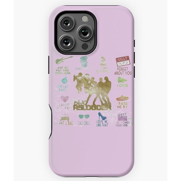 R5 Louder Band Music Fan Art Design N6250 Phone Case for iPhone 17 16 15 14 13 12 11 Pro Max